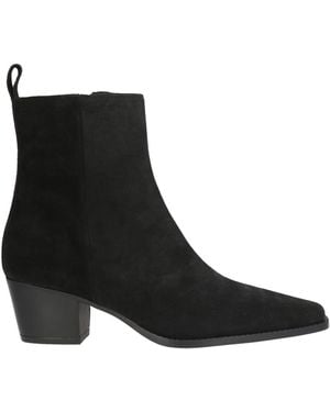 Bianca Di Ankle Boots Leather - Black