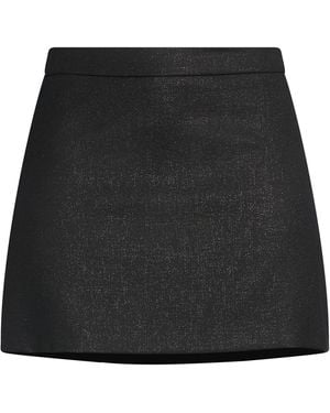 Jucca Mini Skirt Viscose, Polyester, Metal Fiber, Polyamide, Elastane - Black