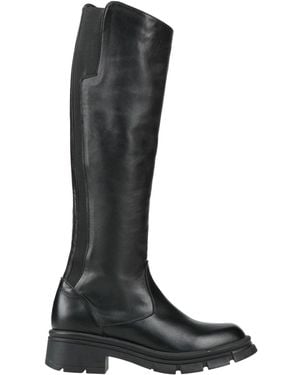 BRANDO SHOES Boot Leather - Black