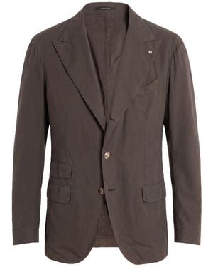 L.B.M. 1911 Blazer Cotton, Elastane - Brown
