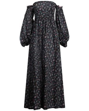 Anjuna Maxi Dress Cotton - Black