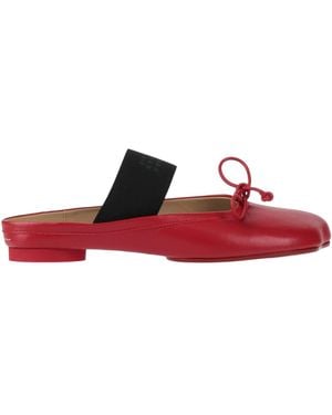MM6 by Maison Martin Margiela Mules & Clogs - Red