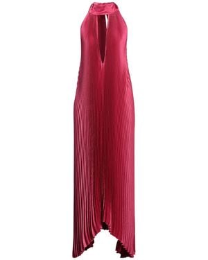 LIDEE Woman Maxi Dress Polyester - Red