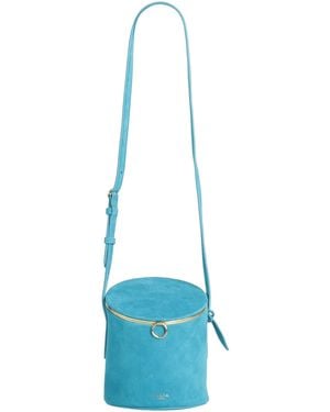 Alaïa Azure Shoulder Bag Leather - Blue