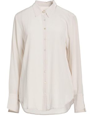 120% Lino Light Shirt Silk - White