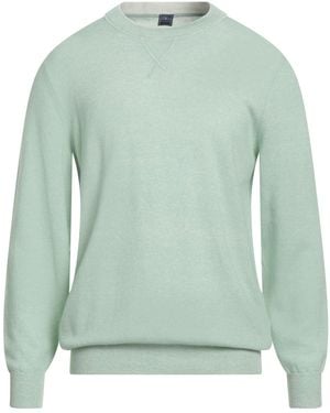 Fedeli Light Jumper Cashmere, Linen - Green