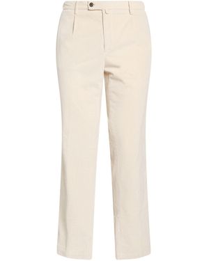 Corneliani Trousers Cotton, Lyocell, Elastane - Natural