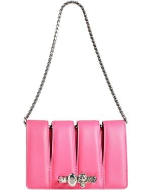 McQueen Shoulder Bag Leather - Pink