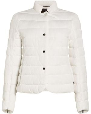 Moorer Puffer Modal, Cashmere - White