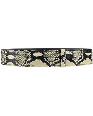 KHAITE Belt Leather - Black