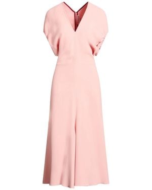 Victoria Beckham Midi Dress Viscose, Acetate, Elastane - Pink