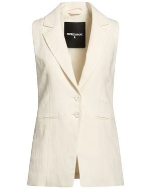 Patrizia Pepe Tailored Vests - Natural