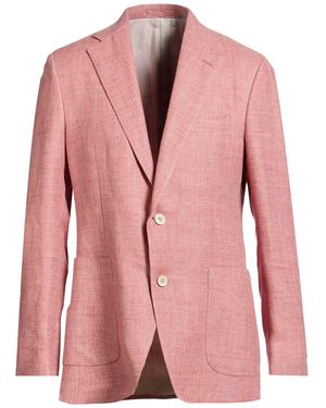 Lardini Blazer Linen, Wool - Pink