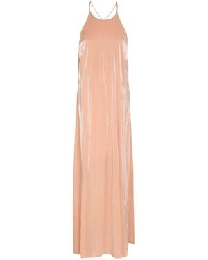 Ottod'Ame Blush Maxi Dress Viscose, Polyester - White