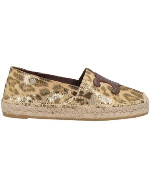 Celine Espadrilles Leather, Textile Fibres - Brown