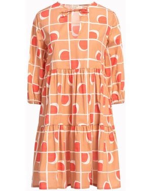 Siyu Light Mini Dress Cotton - Orange