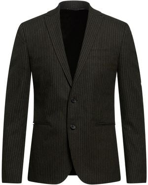 Bikkembergs Blazer Viscose, Wool, Polyester, Elastane - Black