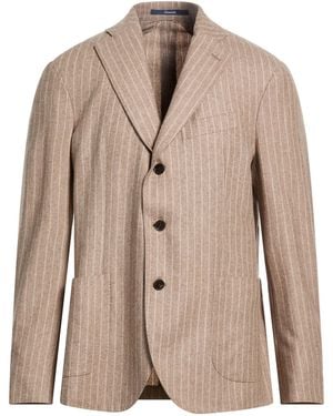 Drumohr Blazer Virgin Wool, Polyamide - Natural