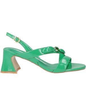 Luciano Barachini Sandals Leather - Green