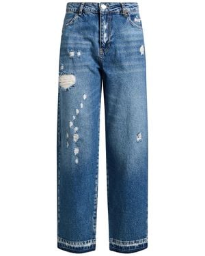 Gaelle Paris Jeans Cotton, Elastane - Blue