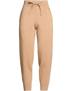 Burberry Camel Trousers Cashmere, Cotton, Polyamide, Elastane - Natural
