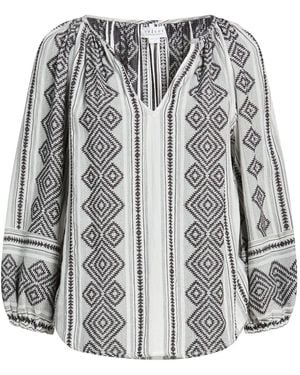 Velvet By Graham & Spencer Top Cotton - Grey