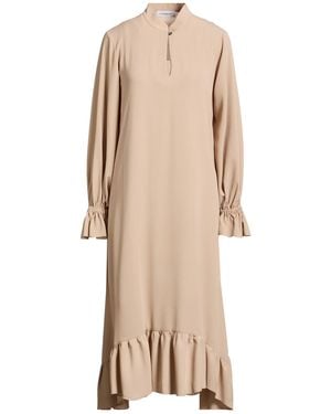 Shirtaporter Midi Dresses - Natural