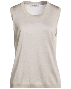 La Fileria Jumper Viscose, Metallic Fibre - Grey