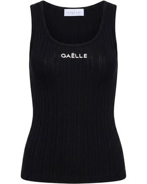 Gaelle Paris Tank Tops - Black