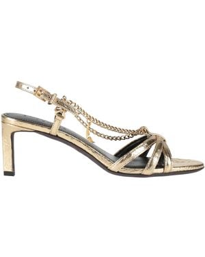 Zadig & Voltaire Sandals Leather, Metal - Metallic