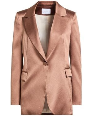 Soallure Blazer Polyester, Elastane - Pink