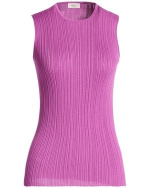 Agnona Sweater Silk, Paper - Purple