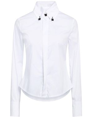 Carla G Shirt Cotton, Polyamide, Elastane - White