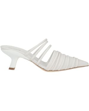 Vic Matié Mules & Clogs Leather - White