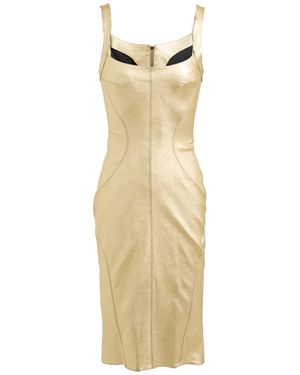 Aphero Midi Dress Lambskin - Metallic