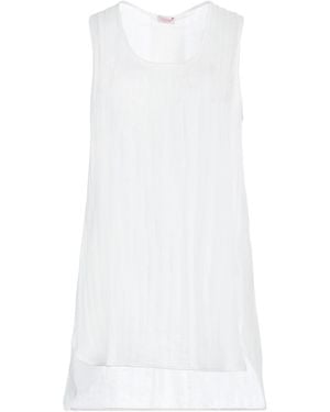 Rossopuro Tank Top Cotton, Linen - White