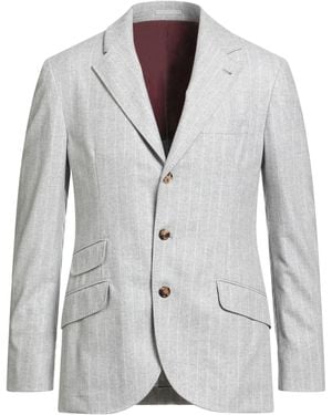 Brunello Cucinelli Blazer Wool, Silk, Cashmere - Gray