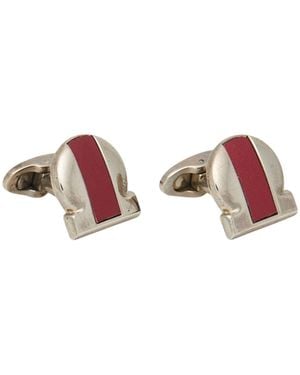 Ferragamo Cufflinks And Tie Clips Brass - Pink