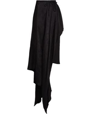 Ann Demeulemeester Maxi Skirt Viscose, Silk - Black