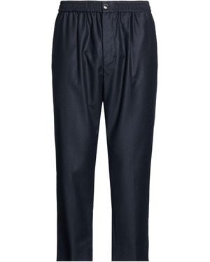 Ami Paris Midnight Trousers Virgin Wool - Blue