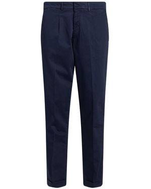 Cruna Trousers Cotton, Elastane - Blue