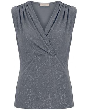 Rinascimento Top Polyester, Elastane - Gray