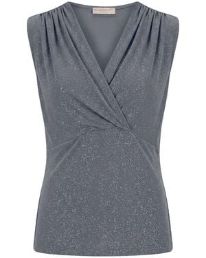 Rinascimento Top Polyester, Elastane - Gray