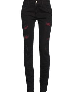 Trussardi Pantaloni Jeans - Nero