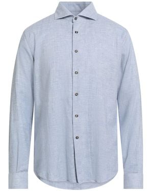 Alessandro Lamura Shirt Cotton, Wool - Blue