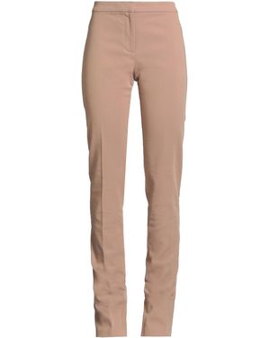 Pinko Sand Trousers Cotton, Elastane - Natural