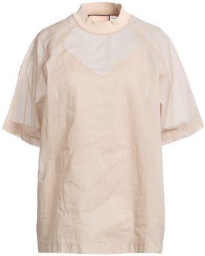 Plan C Top Cotton, Polyamide, Elastane - White