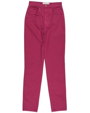 Alberta Ferretti Trousers Cotton - Red