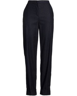 Lardini Trousers Wool, Polyester, Nylon, Viscose, Elastane - Blue