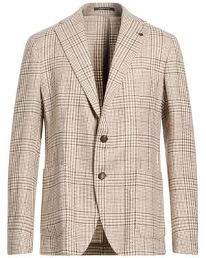Tagliatore Blazer Wool, Alpaca Wool, Silk - Natural